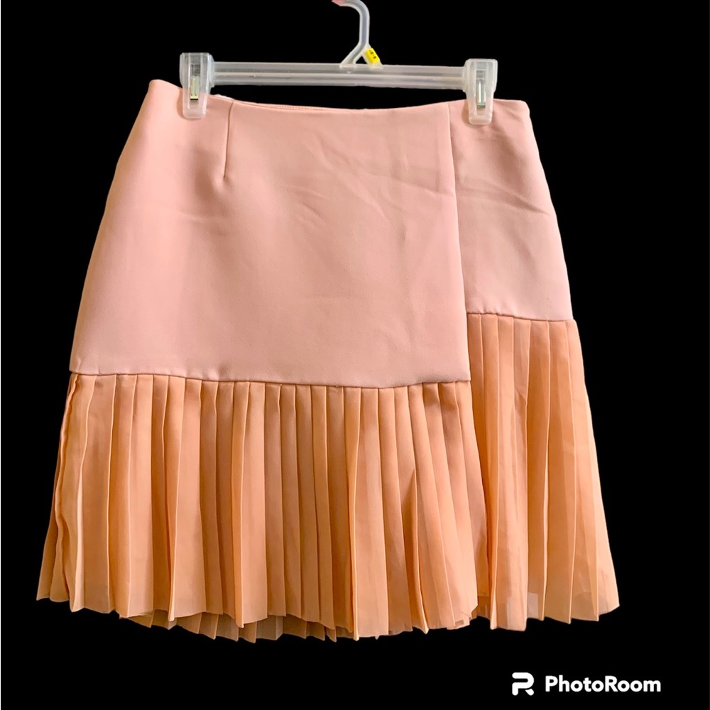 Dalia skirt with pleated layer